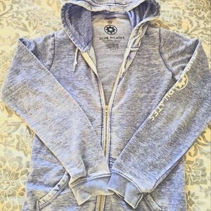 Club Pilates full zip lightweight hoodie